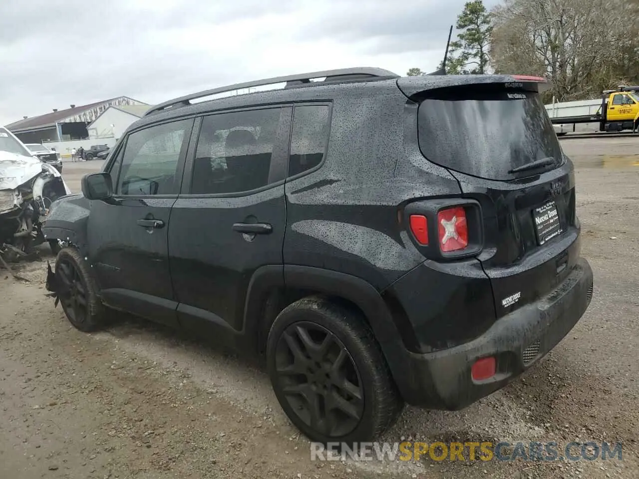2 Photograph of a damaged car ZACNJCBB5MPM53742 JEEP RENEGADE 2021