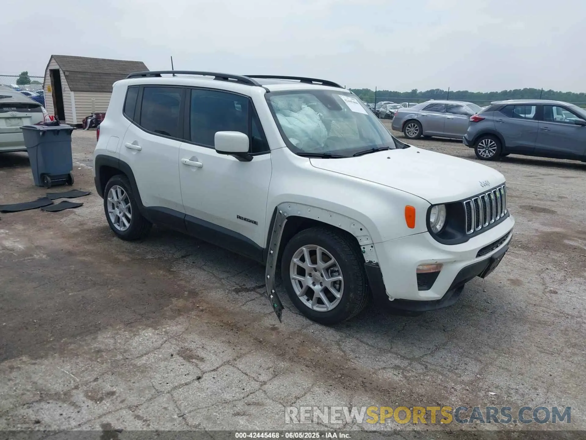 1 Photograph of a damaged car ZACNJCBB5MPN14409 JEEP RENEGADE 2021