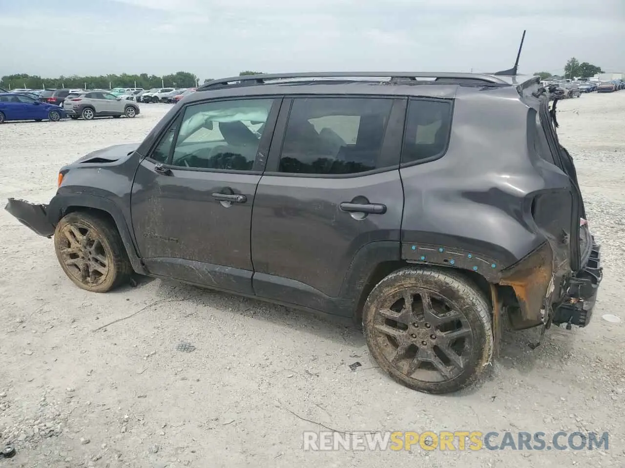 2 Photograph of a damaged car ZACNJCBB6MPM51174 JEEP RENEGADE 2021