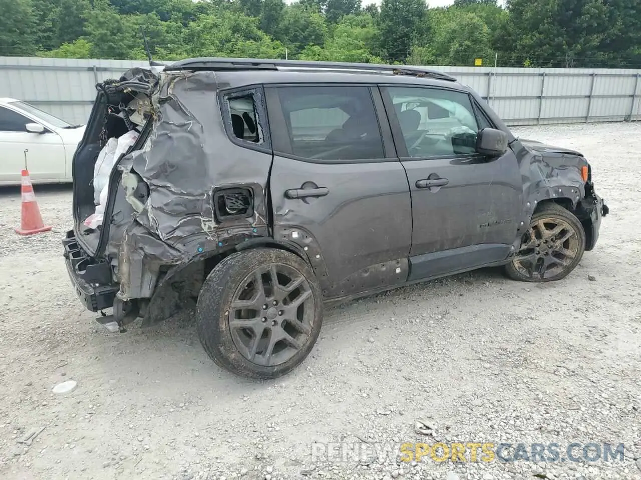 3 Photograph of a damaged car ZACNJCBB6MPM51174 JEEP RENEGADE 2021