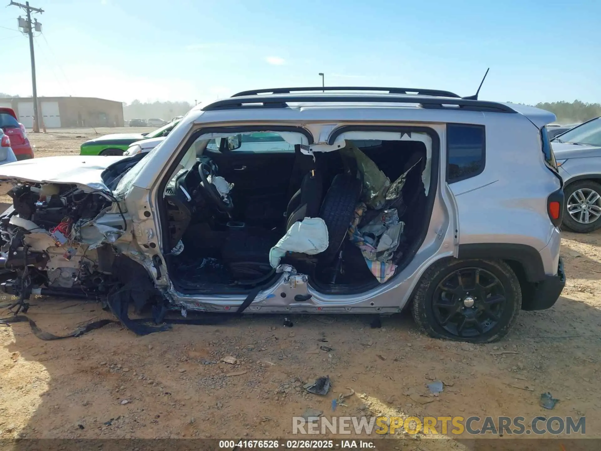 14 Photograph of a damaged car ZACNJCBB6MPM80996 JEEP RENEGADE 2021