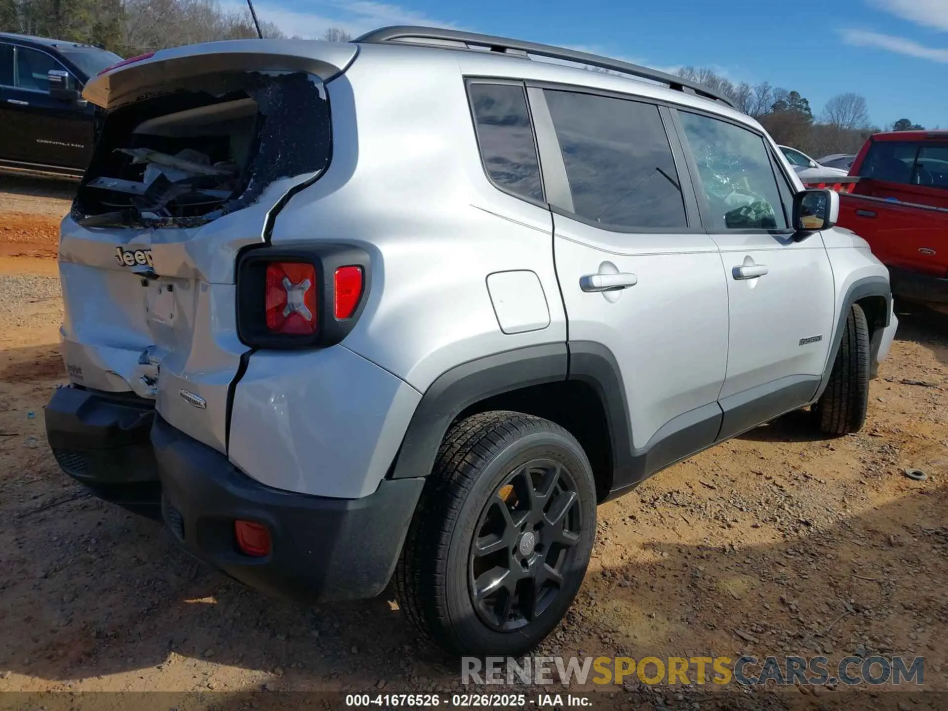 4 Photograph of a damaged car ZACNJCBB6MPM80996 JEEP RENEGADE 2021