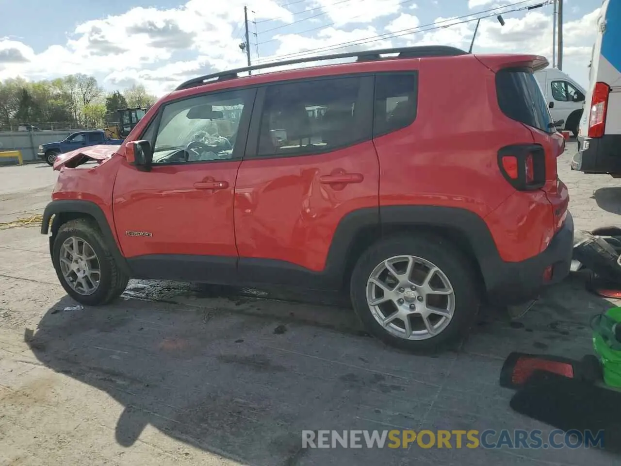 2 Photograph of a damaged car ZACNJCBB7MPM58036 JEEP RENEGADE 2021