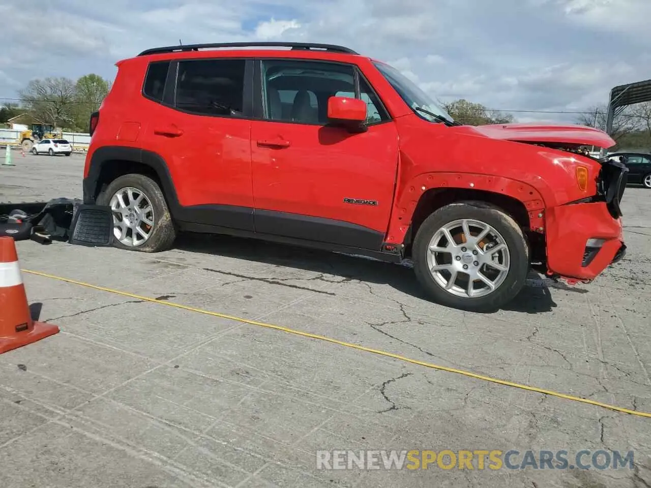 4 Photograph of a damaged car ZACNJCBB7MPM58036 JEEP RENEGADE 2021