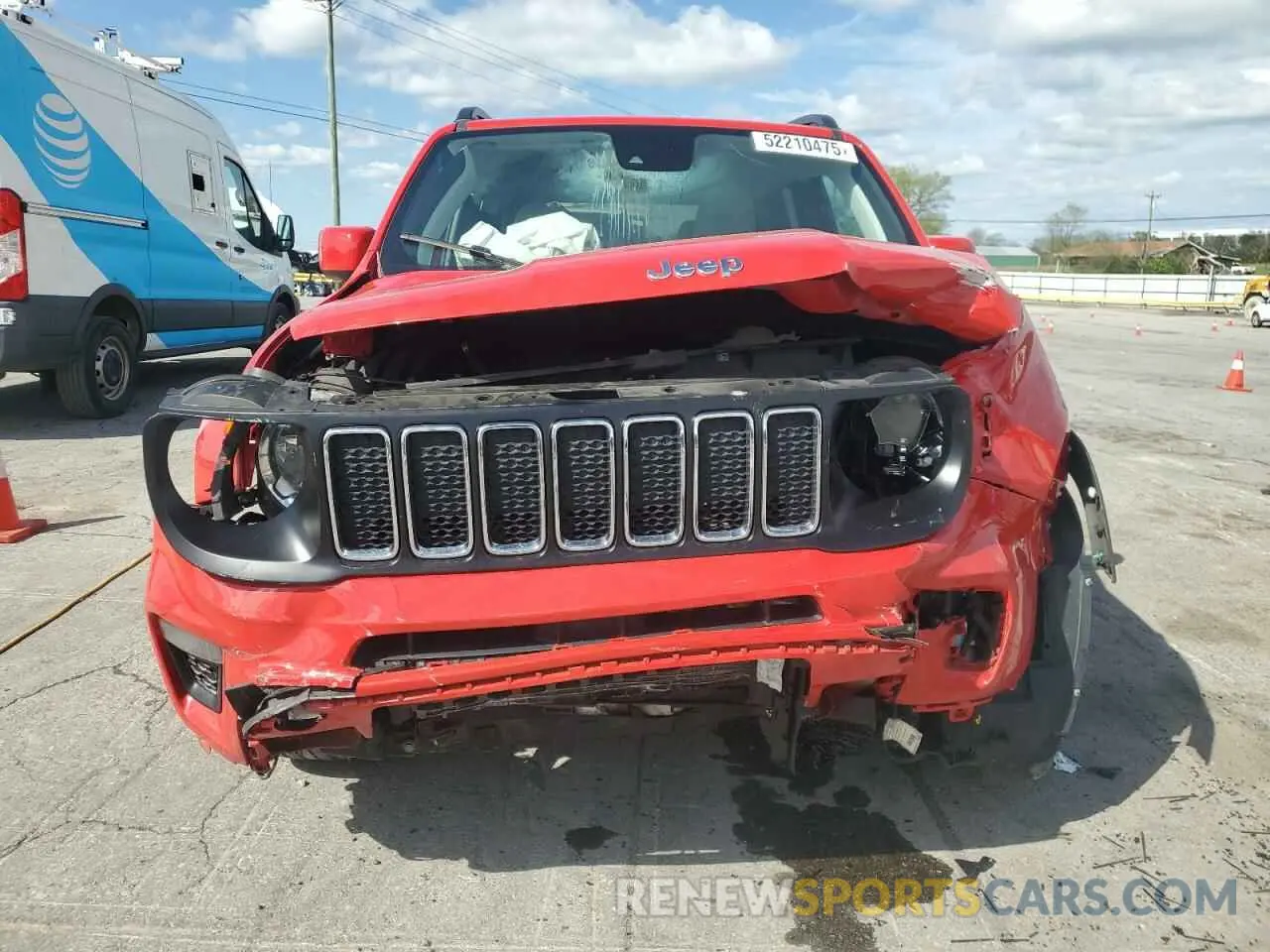 5 Photograph of a damaged car ZACNJCBB7MPM58036 JEEP RENEGADE 2021