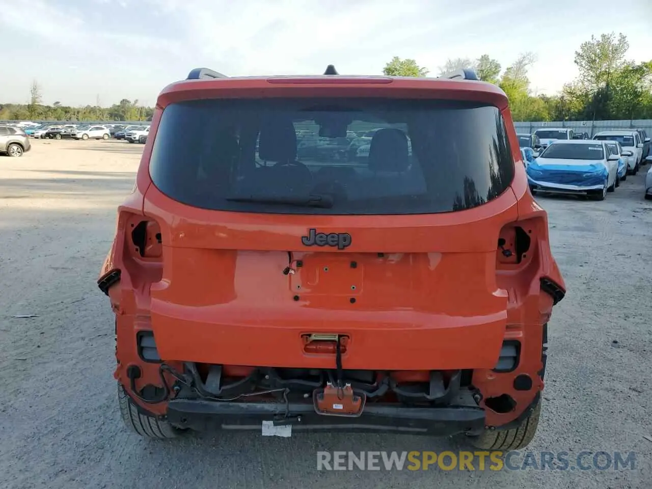 6 Photograph of a damaged car ZACNJCBB7MPM98200 JEEP RENEGADE 2021