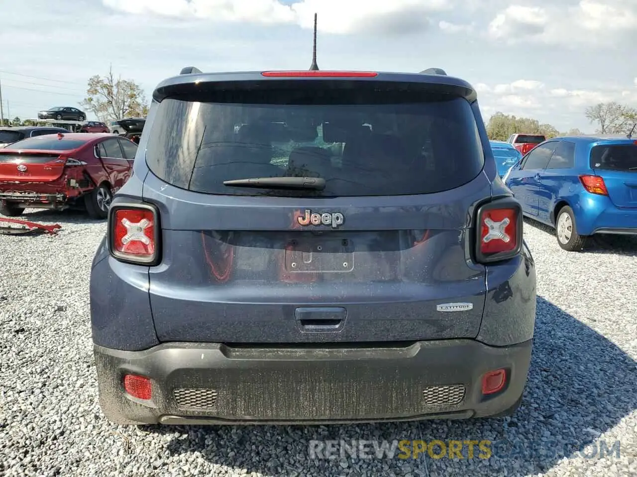 6 Photograph of a damaged car ZACNJCBB7MPN16291 JEEP RENEGADE 2021