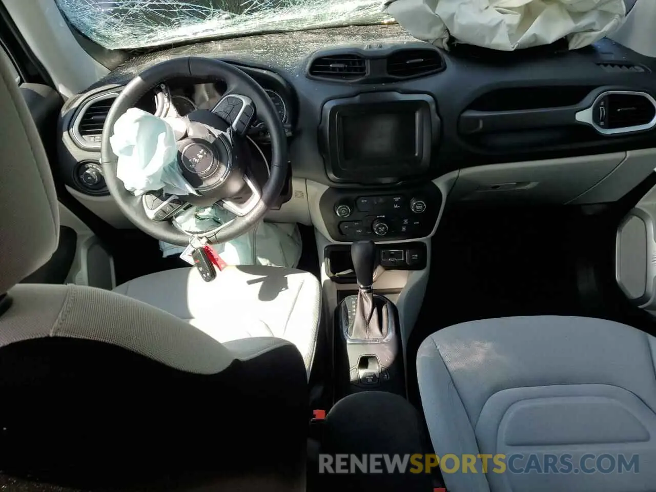 8 Photograph of a damaged car ZACNJCBB7MPN16291 JEEP RENEGADE 2021