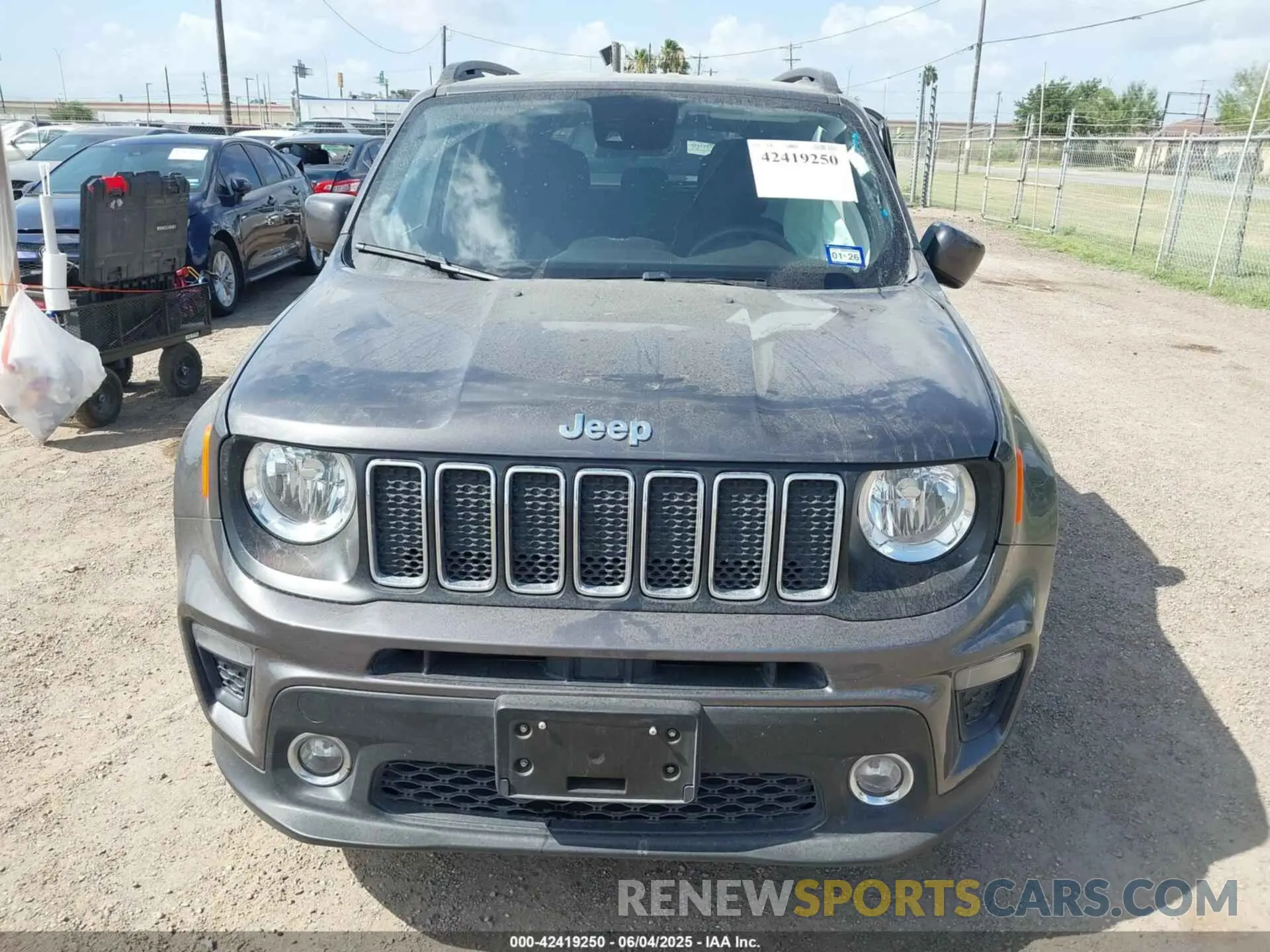 6 Photograph of a damaged car ZACNJCBB7MPN16582 JEEP RENEGADE 2021