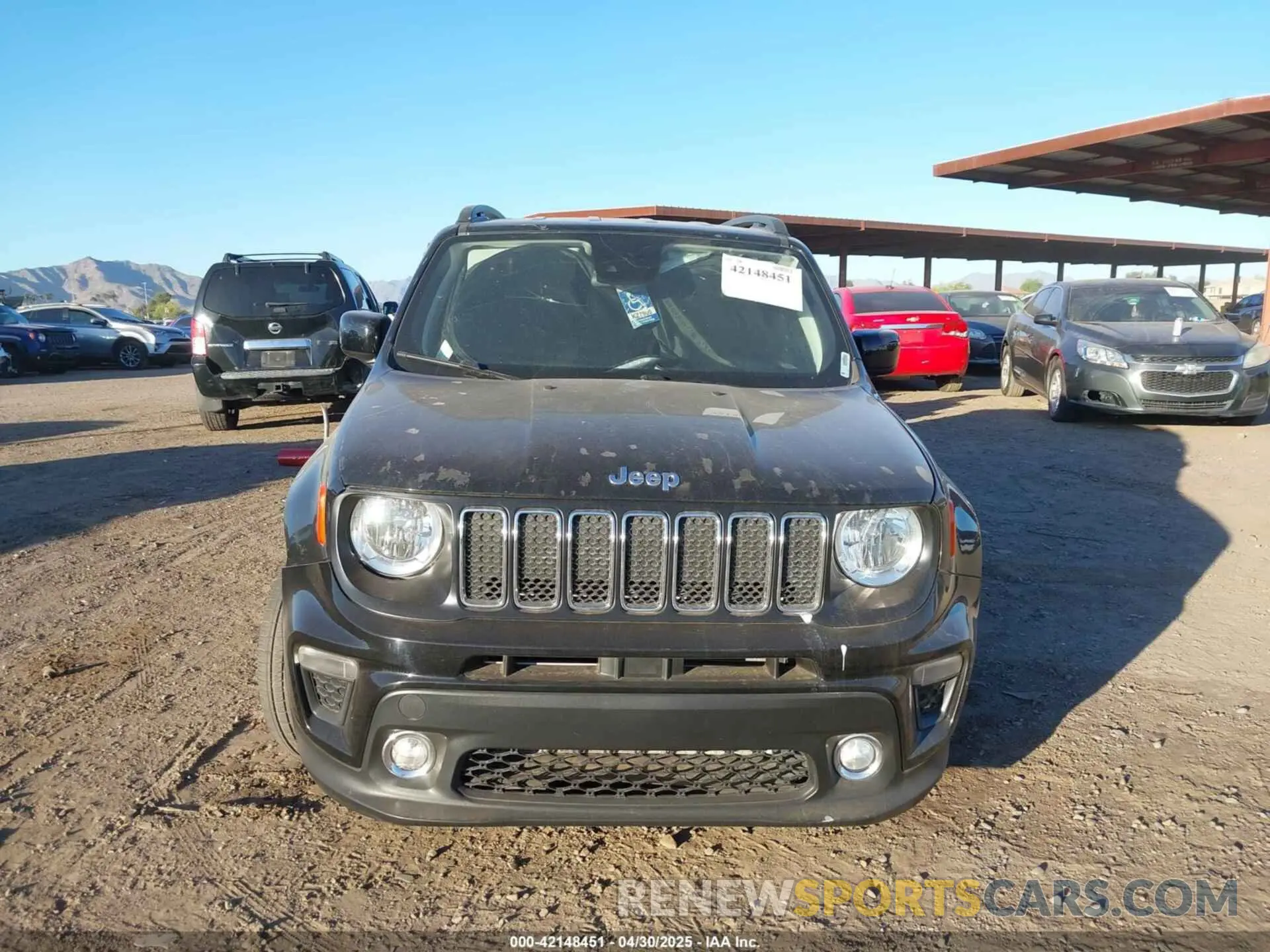 11 Photograph of a damaged car ZACNJCBB7MPN23127 JEEP RENEGADE 2021