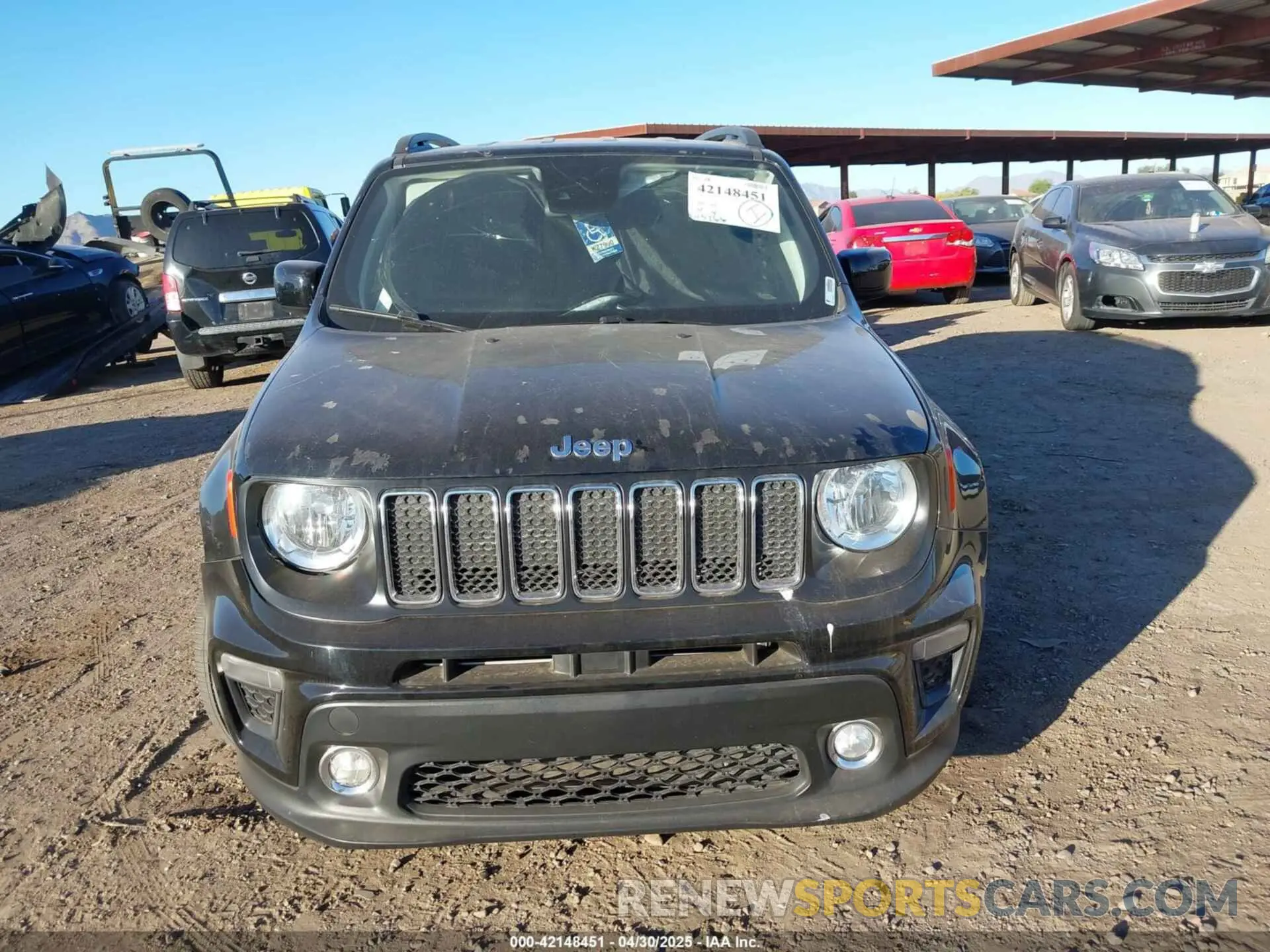6 Photograph of a damaged car ZACNJCBB7MPN23127 JEEP RENEGADE 2021