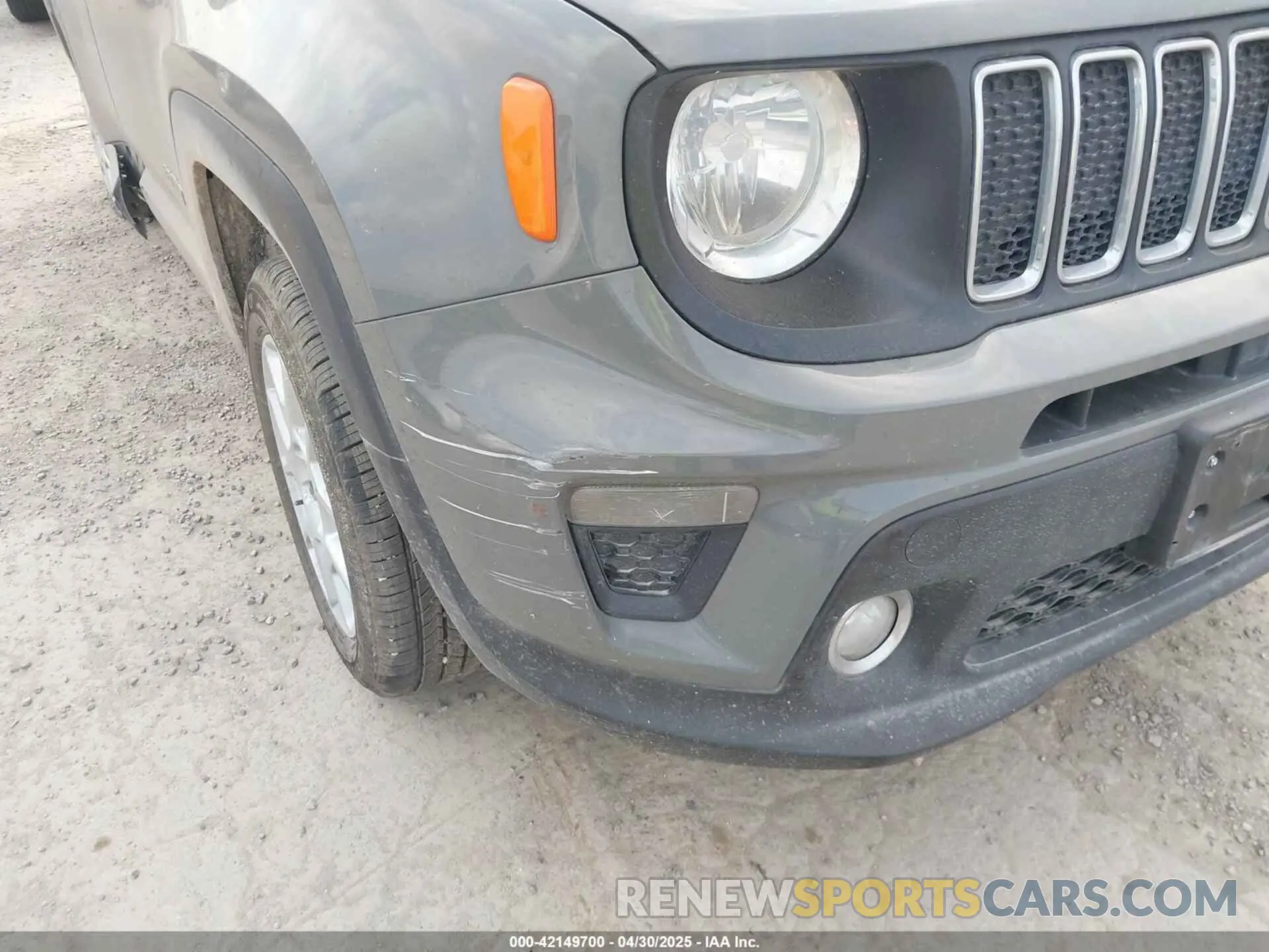 16 Photograph of a damaged car ZACNJCBB7MPN27999 JEEP RENEGADE 2021