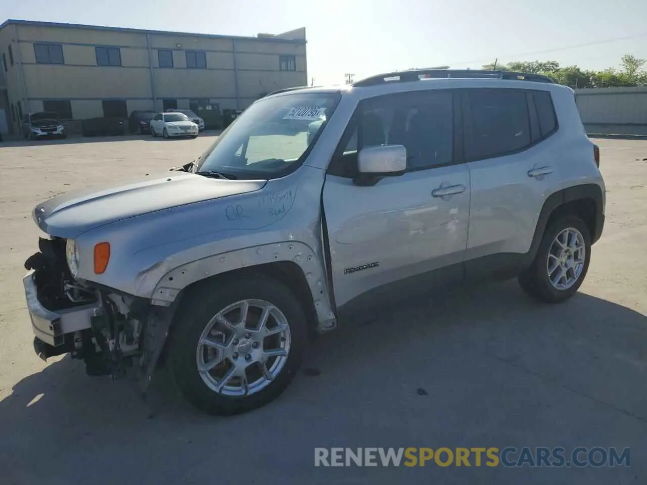 1 Photograph of a damaged car ZACNJCBB7MPN28103 JEEP RENEGADE 2021