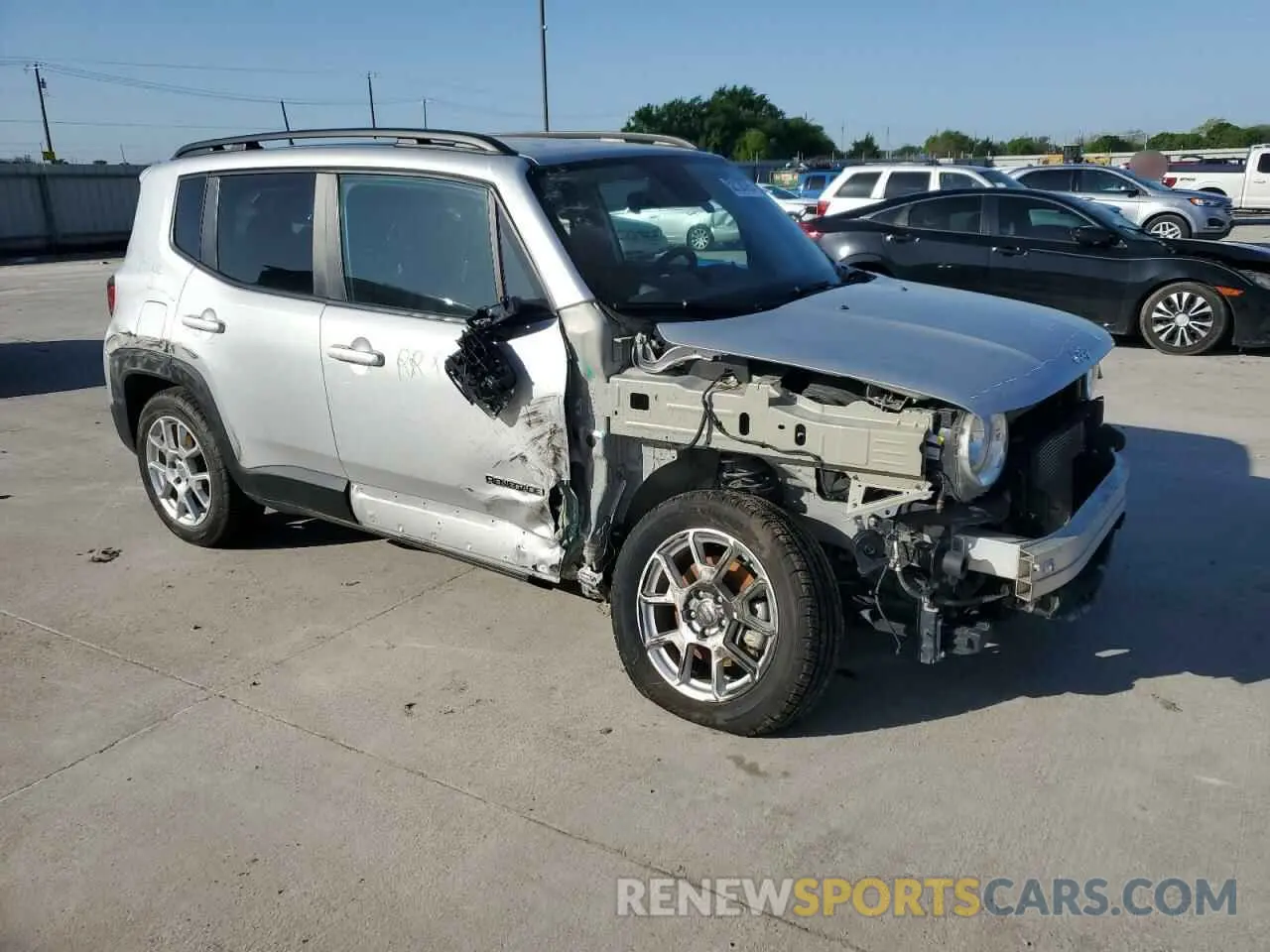 4 Photograph of a damaged car ZACNJCBB7MPN28103 JEEP RENEGADE 2021