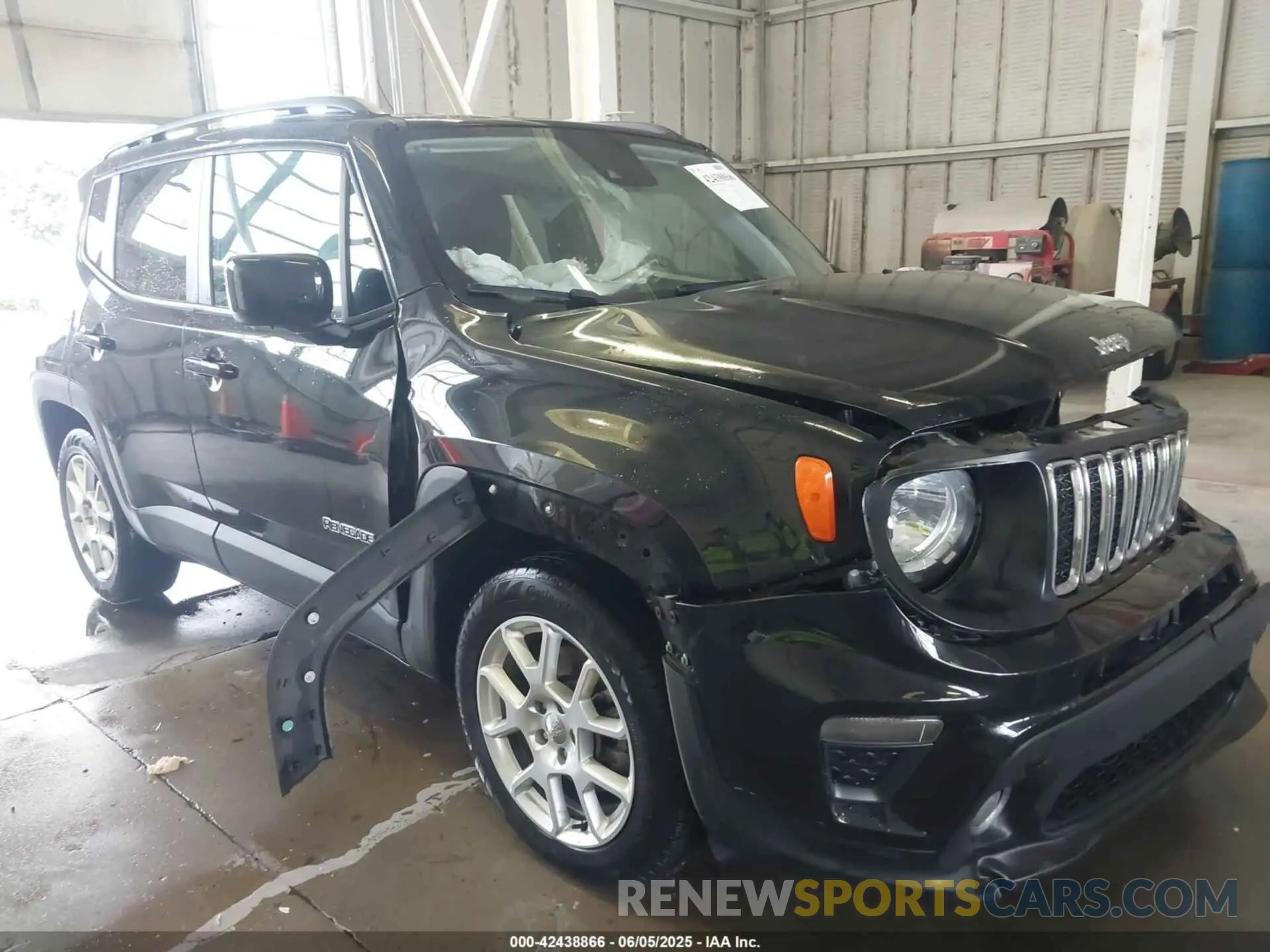 1 Photograph of a damaged car ZACNJCBB8MPM95399 JEEP RENEGADE 2021