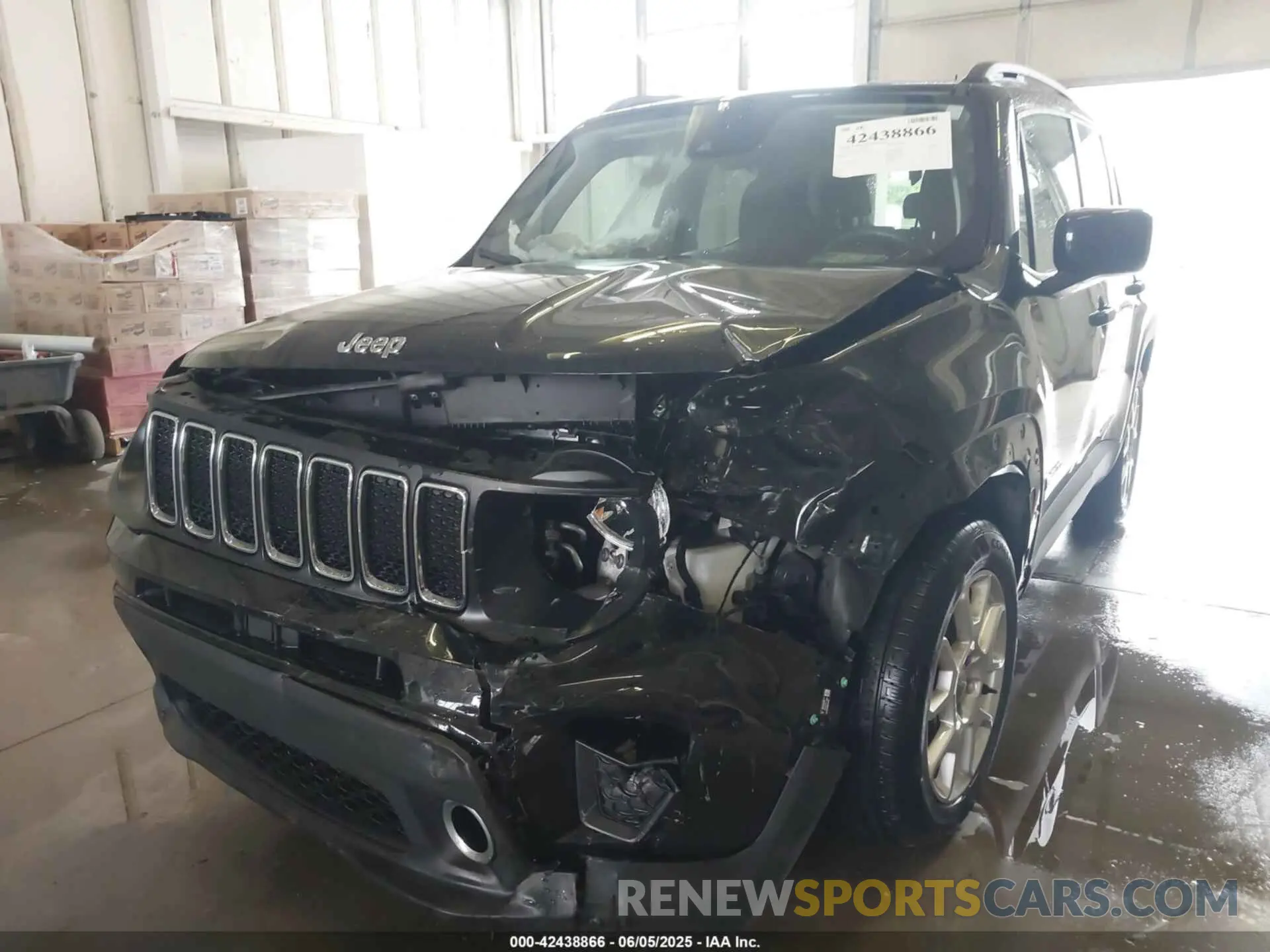 6 Photograph of a damaged car ZACNJCBB8MPM95399 JEEP RENEGADE 2021