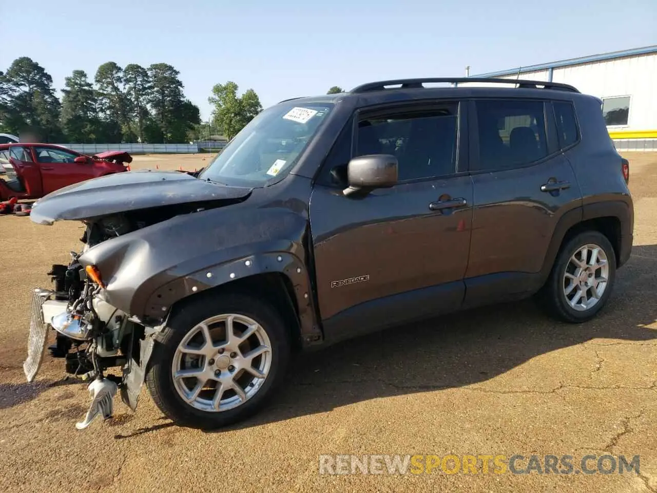 1 Photograph of a damaged car ZACNJCBB8MPN10063 JEEP RENEGADE 2021