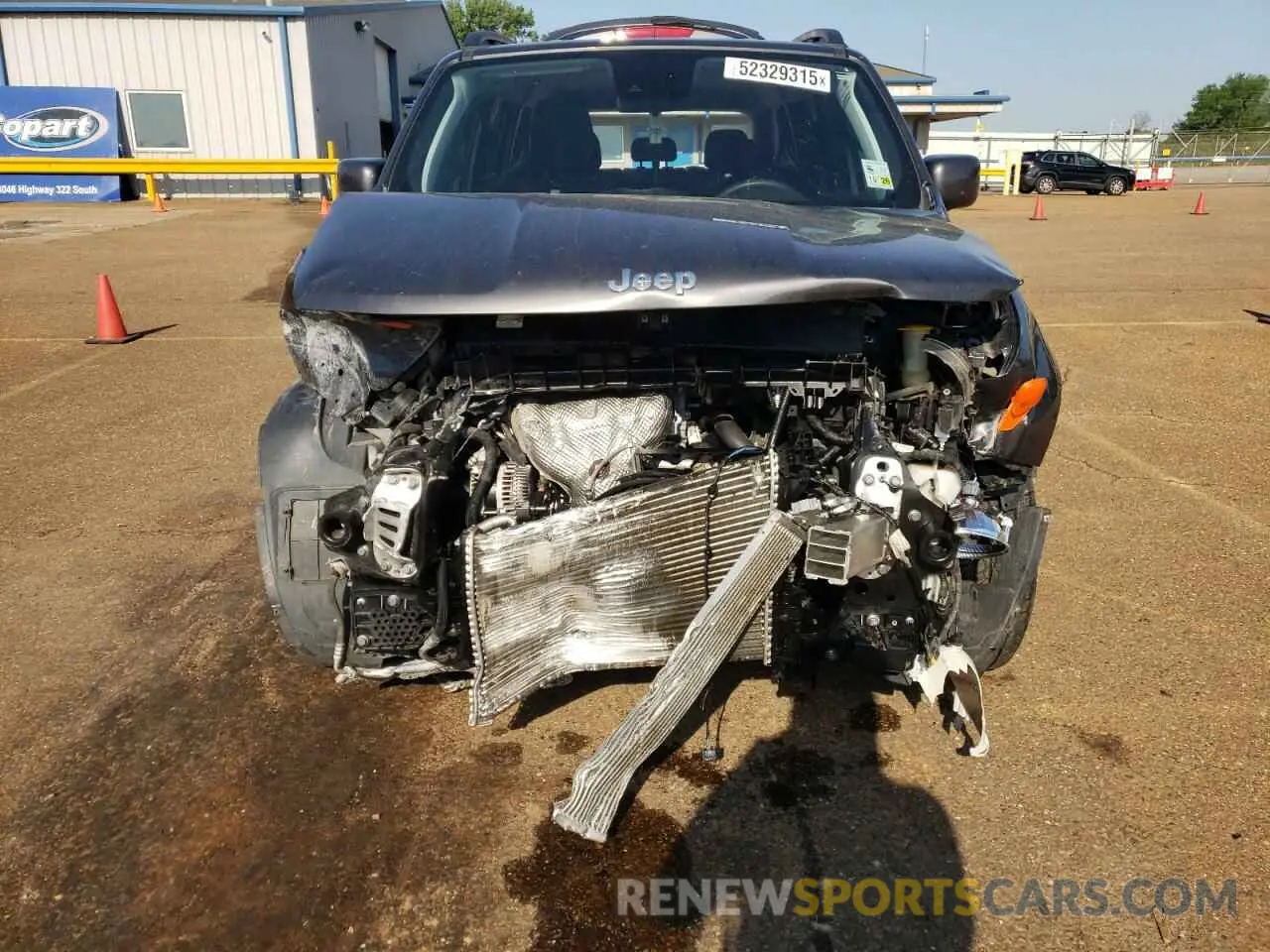 13 Photograph of a damaged car ZACNJCBB8MPN10063 JEEP RENEGADE 2021