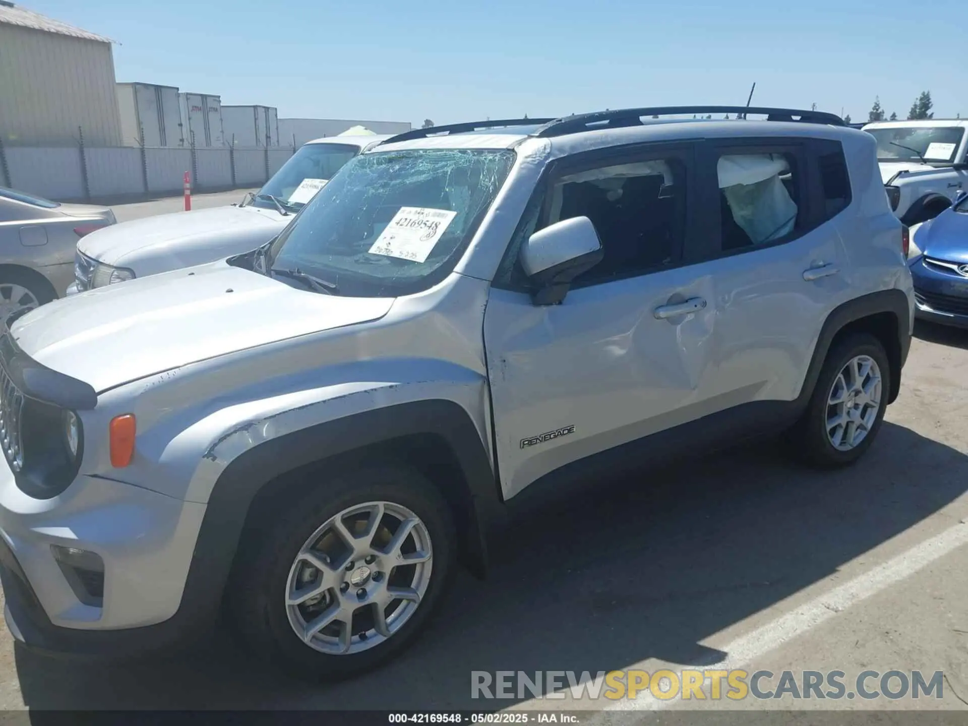 6 Photograph of a damaged car ZACNJCBB8MPN10712 JEEP RENEGADE 2021