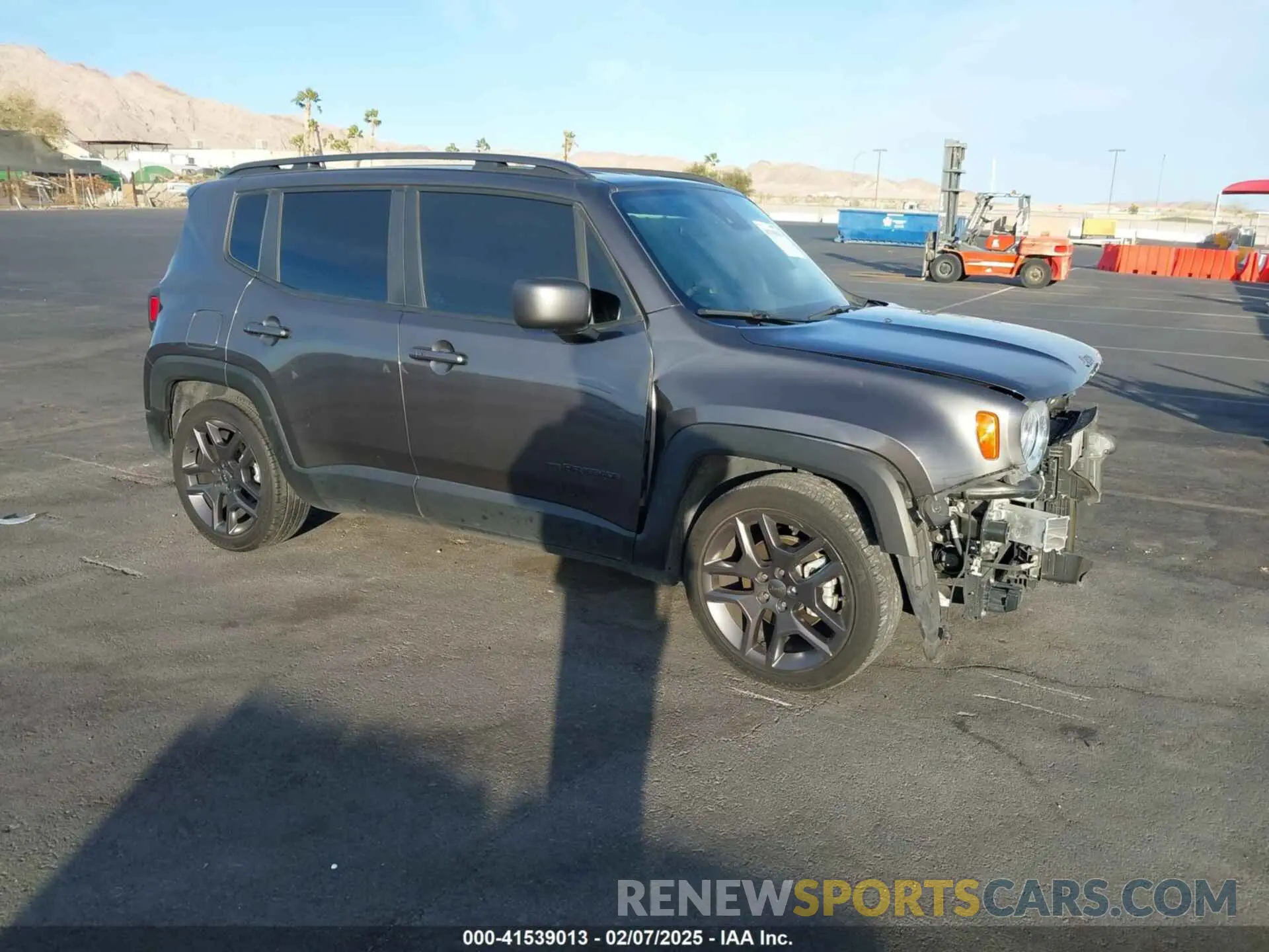 1 Photograph of a damaged car ZACNJCBBXMPM68608 JEEP RENEGADE 2021