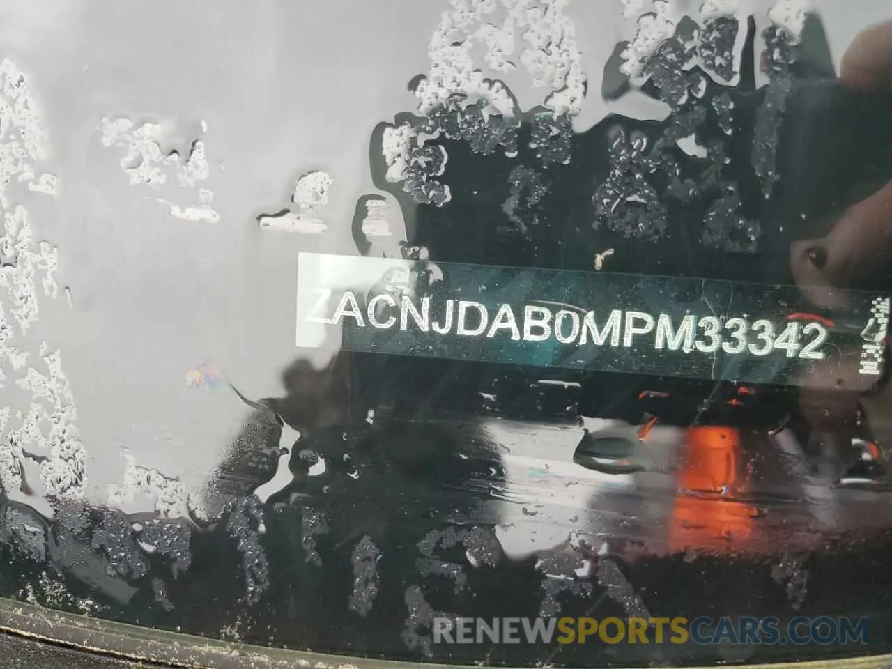 14 Photograph of a damaged car ZACNJDAB0MPM33342 JEEP RENEGADE 2021