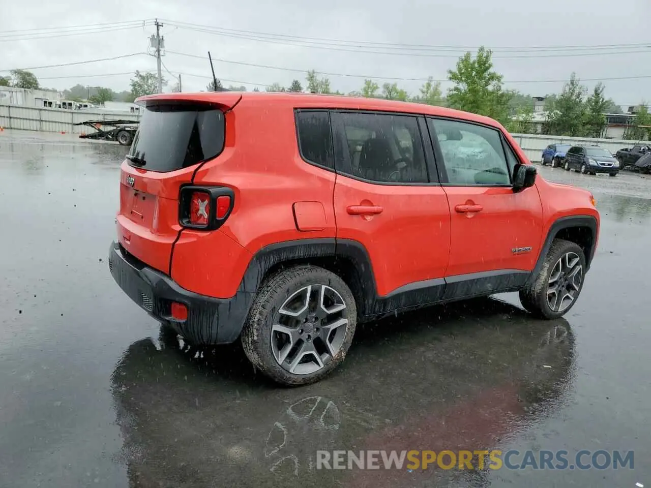 3 Photograph of a damaged car ZACNJDAB0MPM33342 JEEP RENEGADE 2021