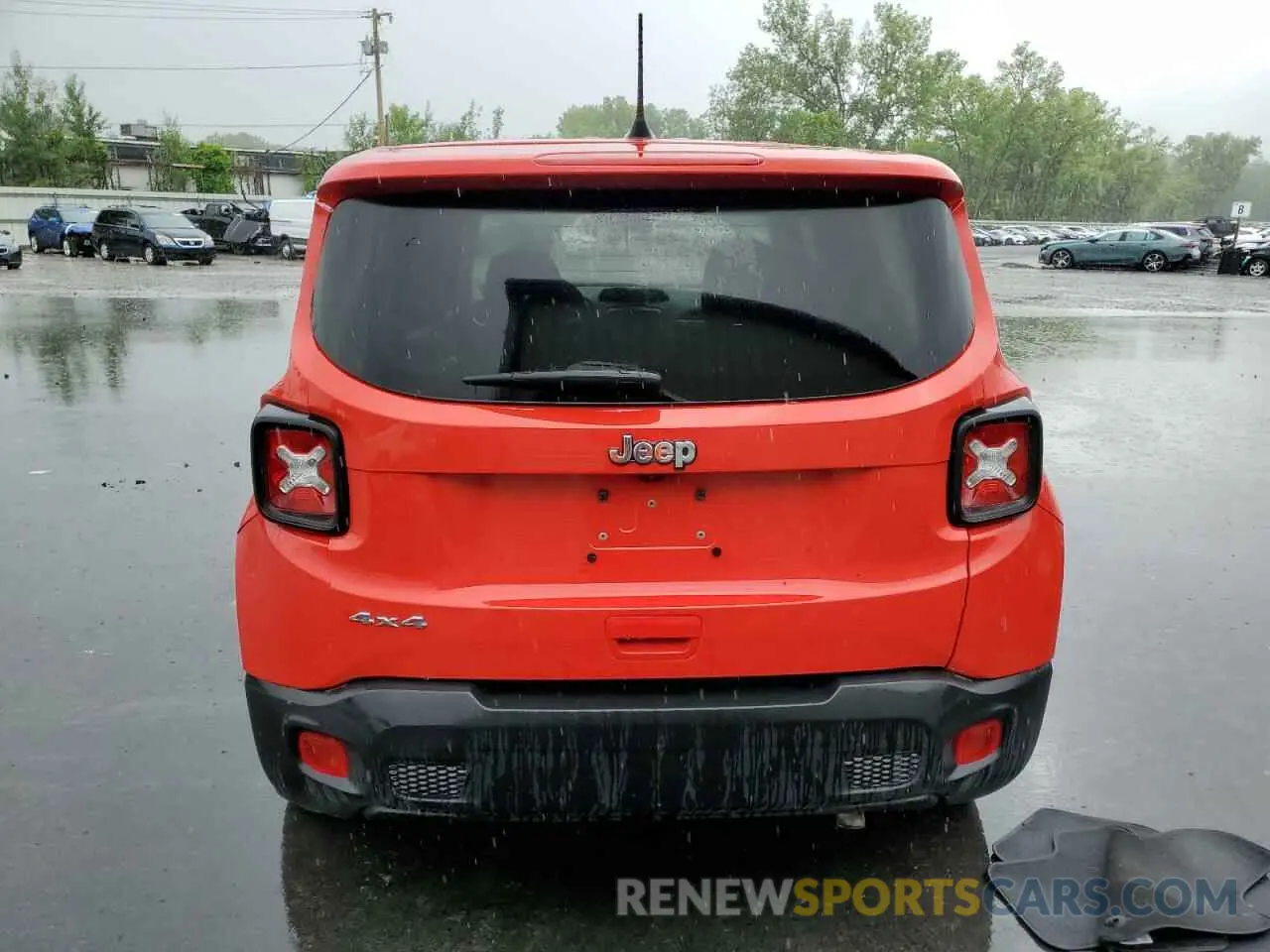 6 Photograph of a damaged car ZACNJDAB0MPM33342 JEEP RENEGADE 2021