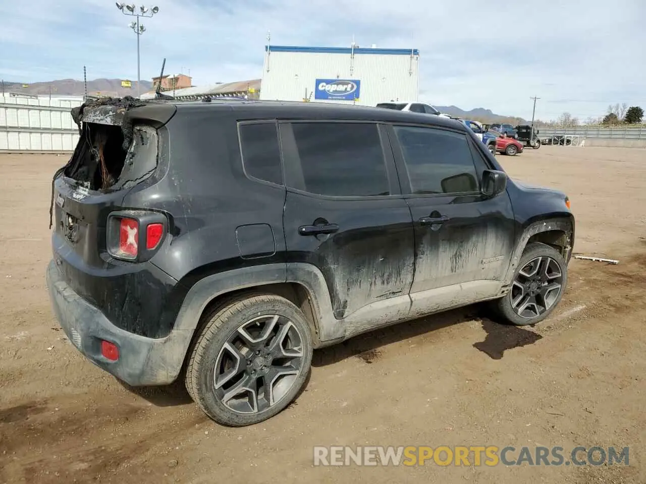 3 Photograph of a damaged car ZACNJDAB0MPM39206 JEEP RENEGADE 2021
