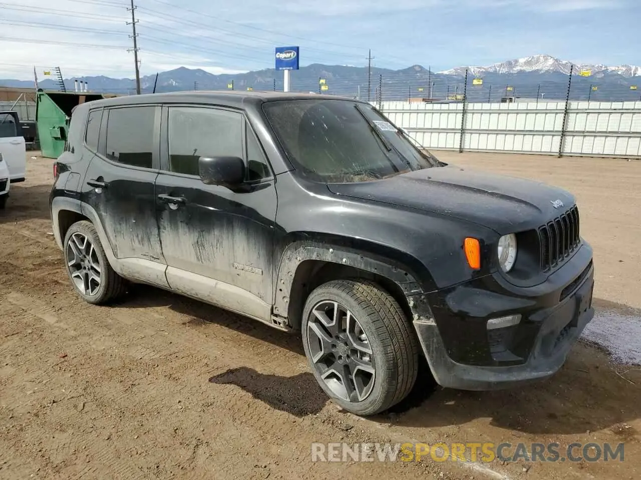 4 Photograph of a damaged car ZACNJDAB0MPM39206 JEEP RENEGADE 2021