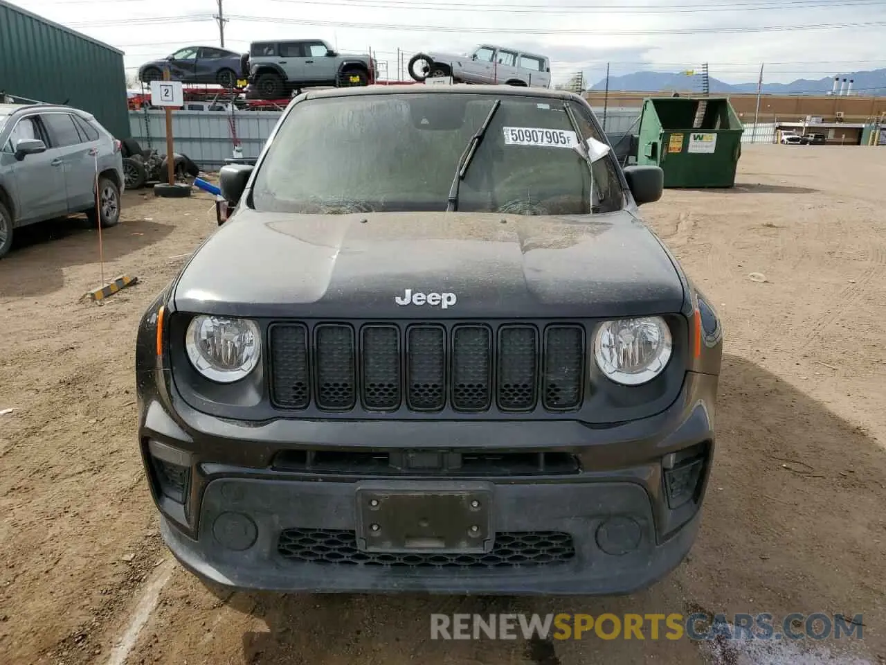 5 Photograph of a damaged car ZACNJDAB0MPM39206 JEEP RENEGADE 2021