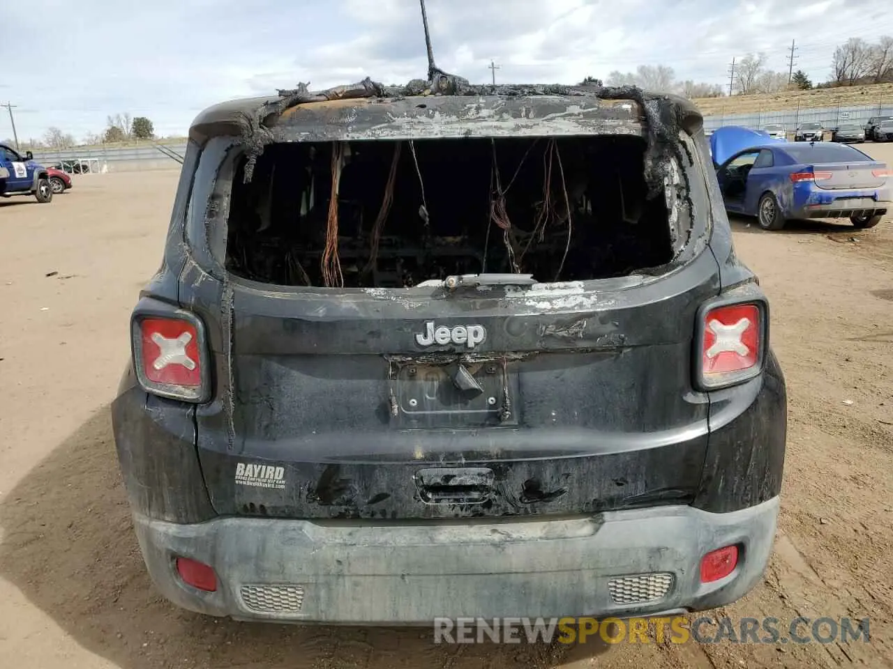 6 Photograph of a damaged car ZACNJDAB0MPM39206 JEEP RENEGADE 2021