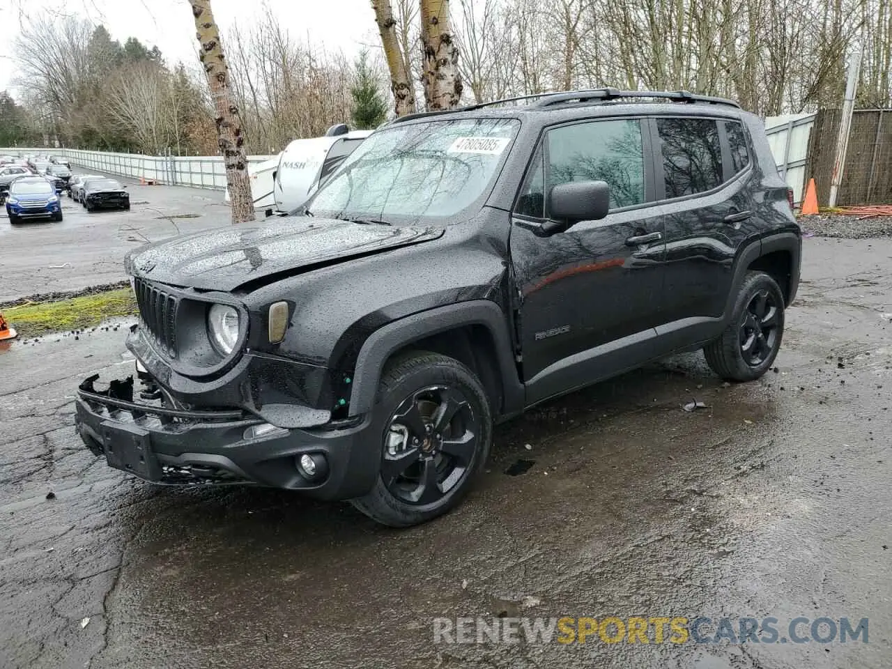 1 Photograph of a damaged car ZACNJDAB1MPM96241 JEEP RENEGADE 2021