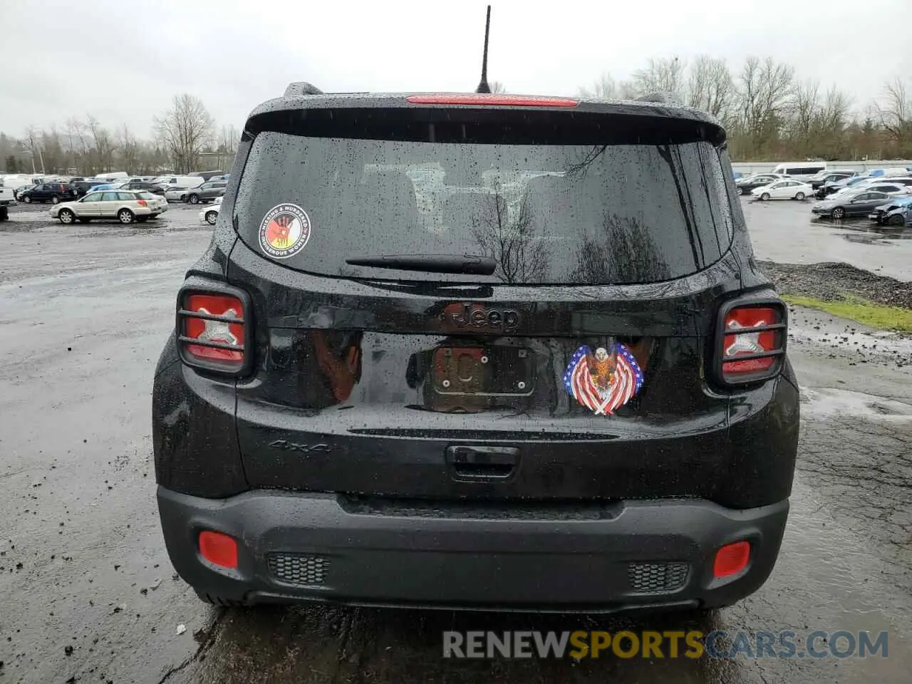 6 Photograph of a damaged car ZACNJDAB1MPM96241 JEEP RENEGADE 2021