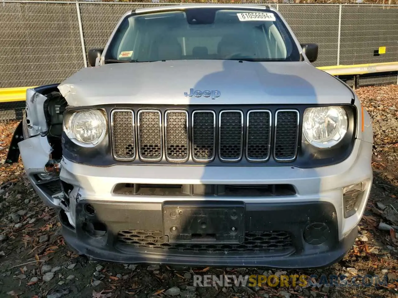 5 Photograph of a damaged car ZACNJDAB1MPN21350 JEEP RENEGADE 2021