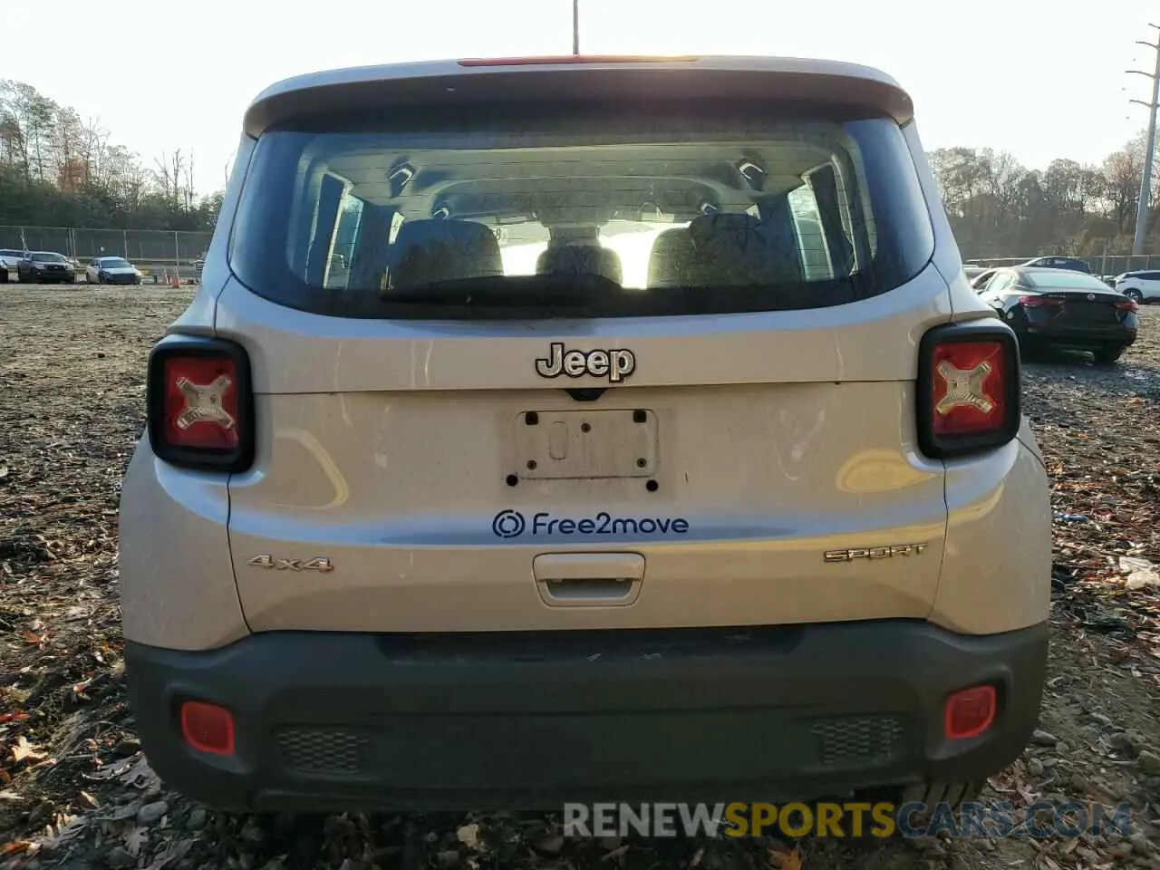 6 Photograph of a damaged car ZACNJDAB1MPN21350 JEEP RENEGADE 2021
