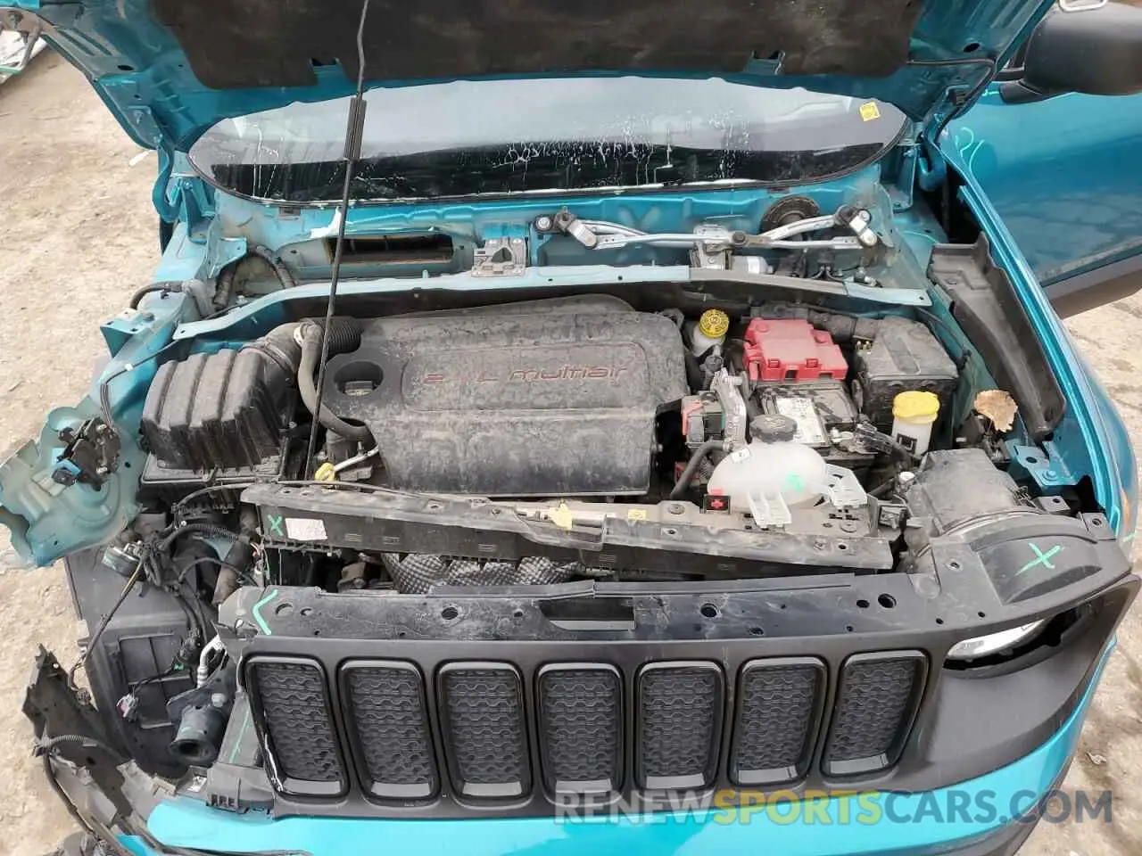 12 Photograph of a damaged car ZACNJDAB2MPM64575 JEEP RENEGADE 2021