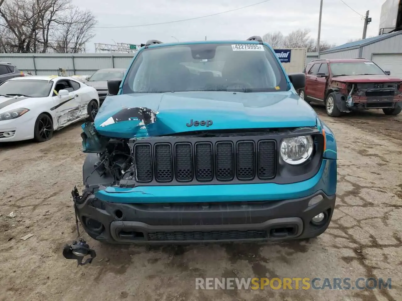 5 Photograph of a damaged car ZACNJDAB2MPM64575 JEEP RENEGADE 2021