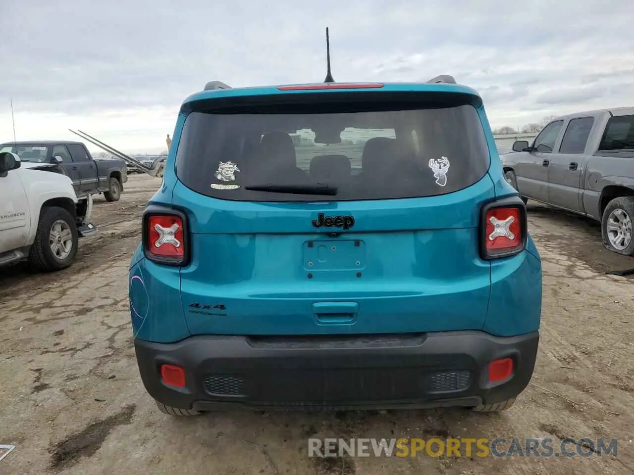 6 Photograph of a damaged car ZACNJDAB2MPM64575 JEEP RENEGADE 2021