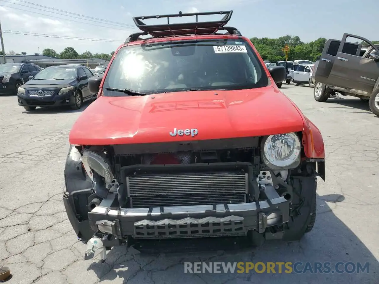 5 Photograph of a damaged car ZACNJDAB6MPM31904 JEEP RENEGADE 2021