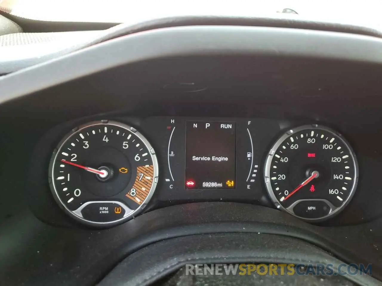 9 Photograph of a damaged car ZACNJDAB6MPM31904 JEEP RENEGADE 2021