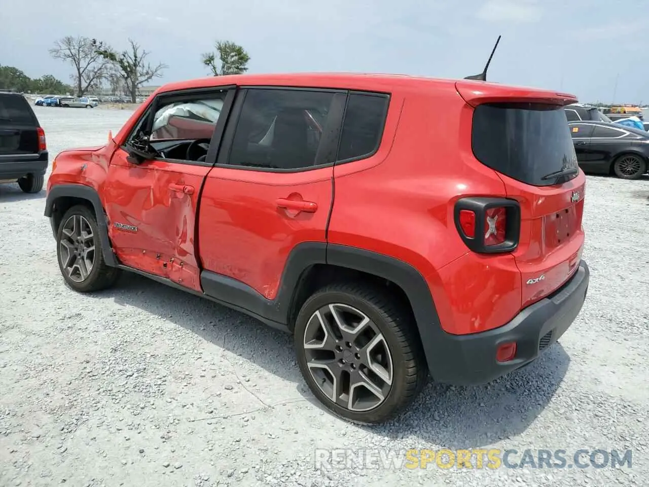 2 Photograph of a damaged car ZACNJDAB6MPM46550 JEEP RENEGADE 2021