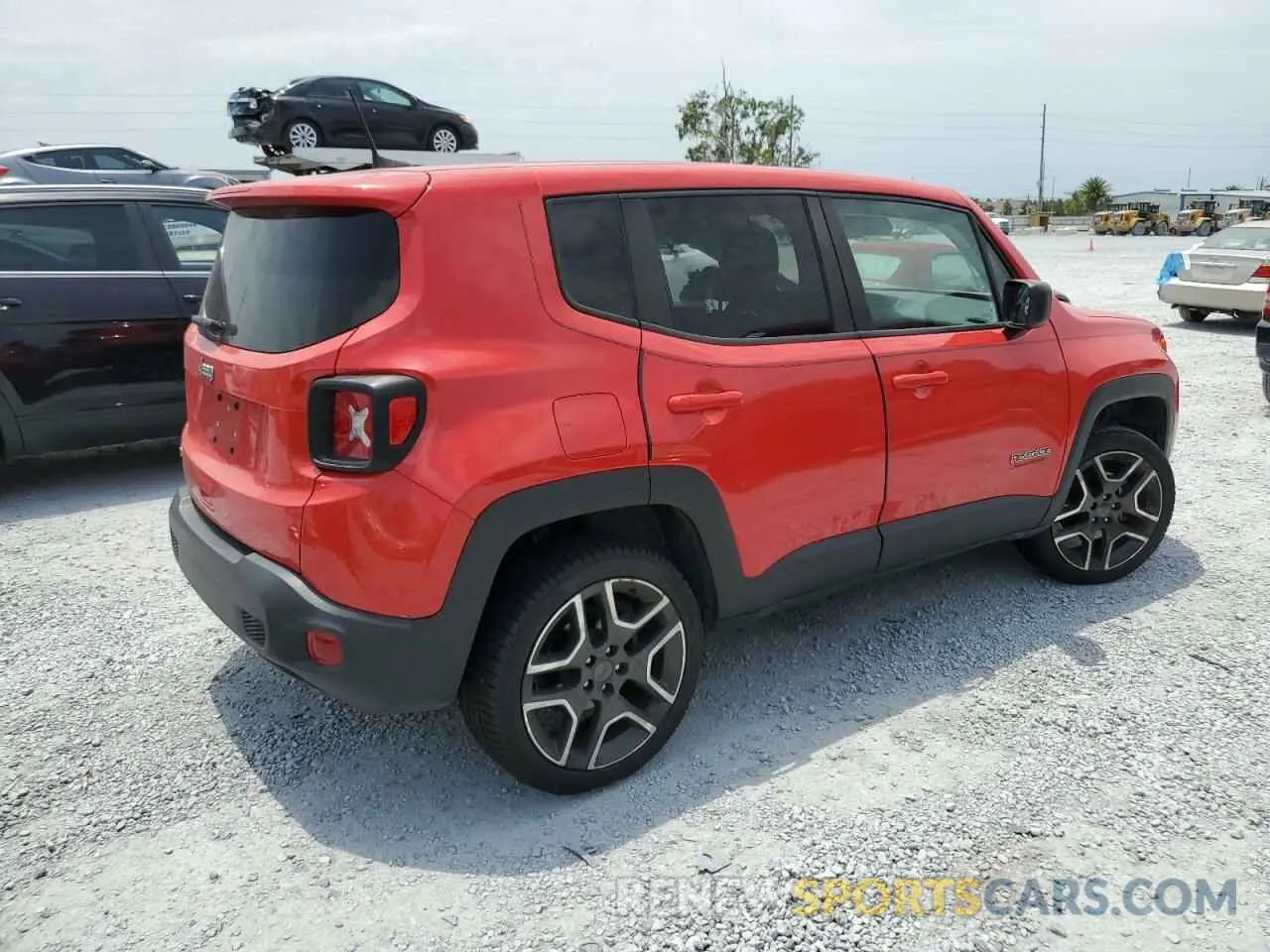 3 Photograph of a damaged car ZACNJDAB6MPM46550 JEEP RENEGADE 2021