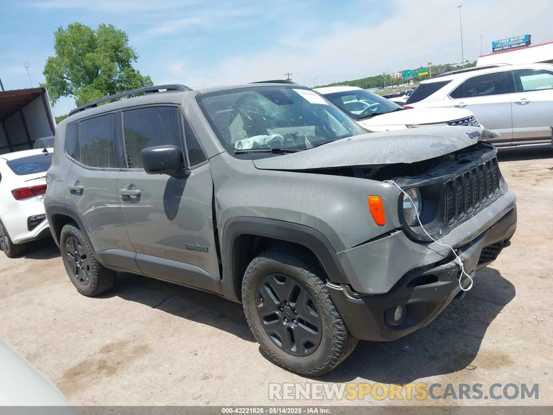 13 Photograph of a damaged car ZACNJDAB6MPM54762 JEEP RENEGADE 2021