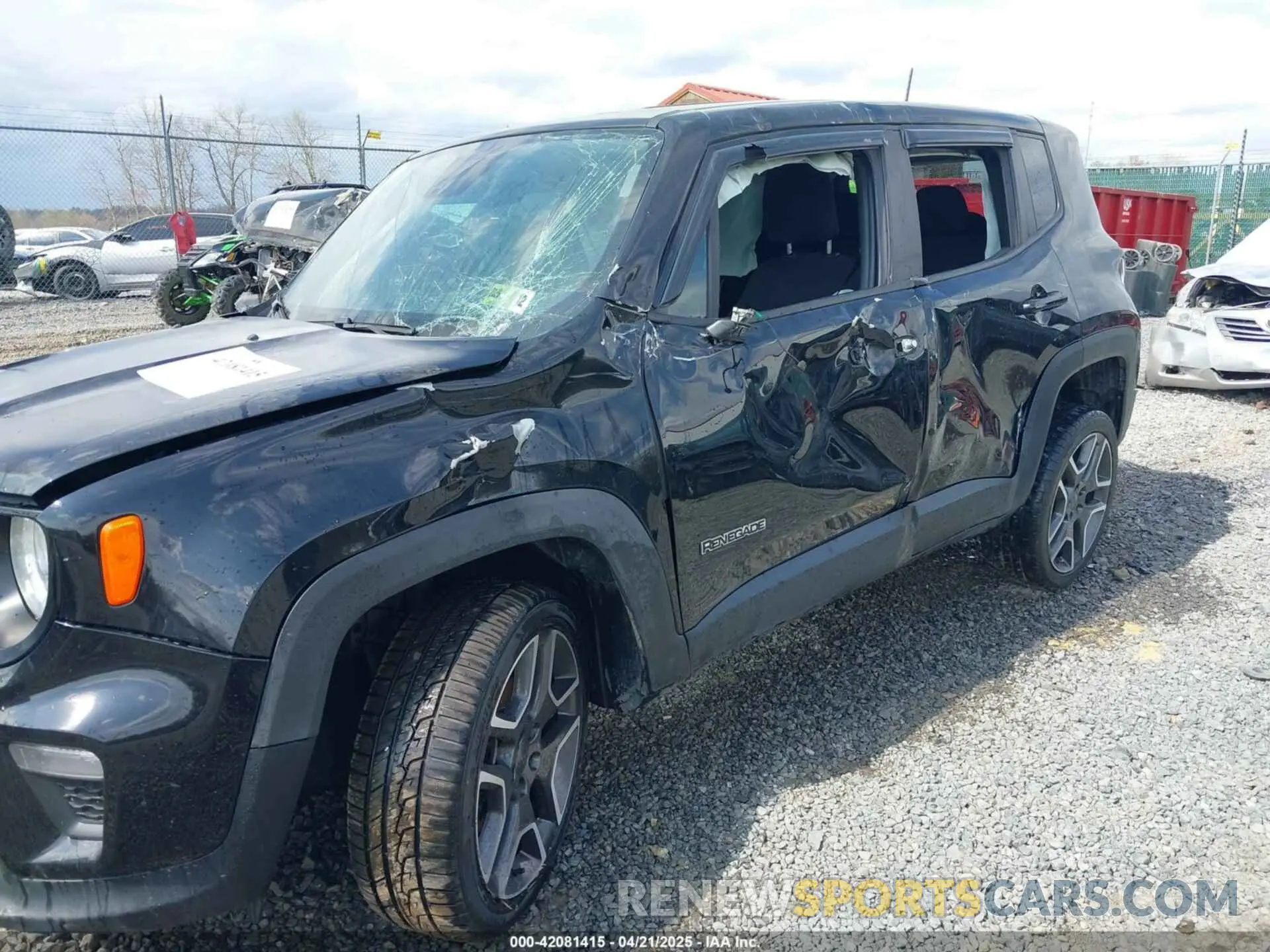 6 Photograph of a damaged car ZACNJDAB7MPM31877 JEEP RENEGADE 2021