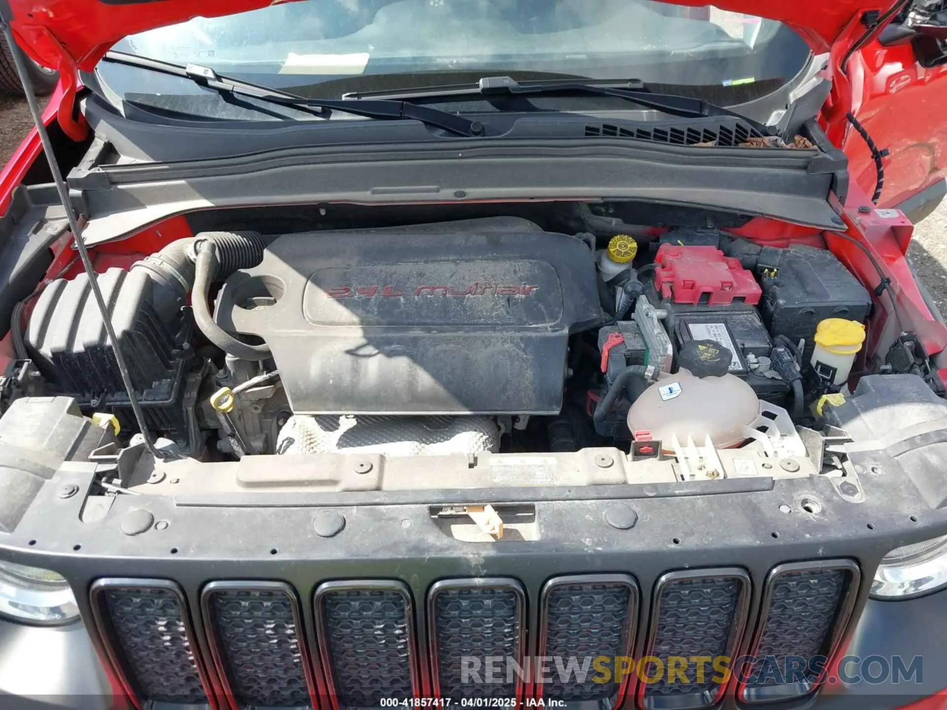 10 Photograph of a damaged car ZACNJDAB8MPM25697 JEEP RENEGADE 2021