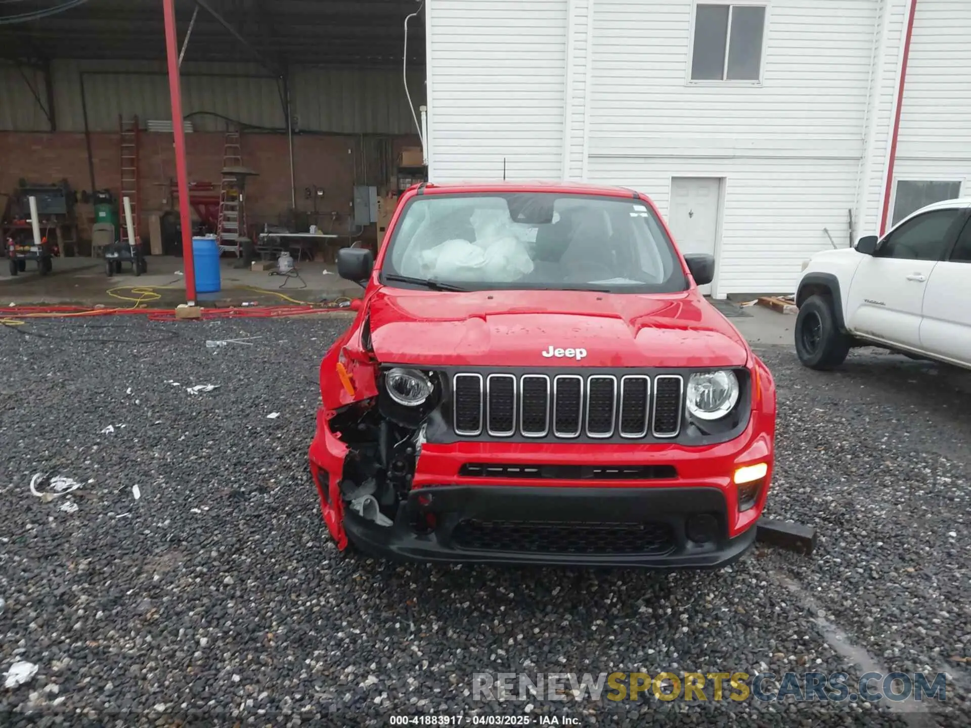 13 Photograph of a damaged car ZACNJDAB8MPM44251 JEEP RENEGADE 2021