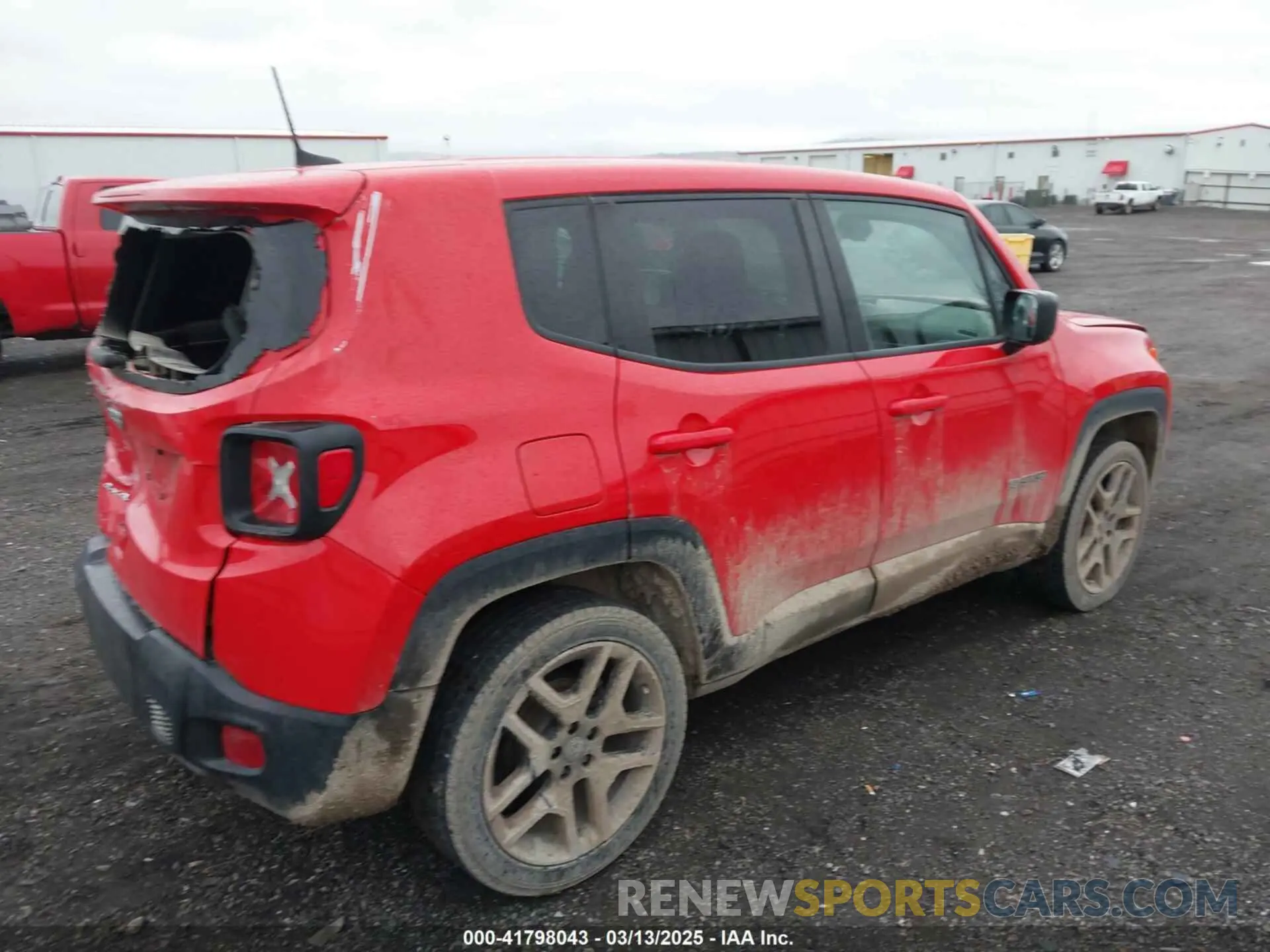 4 Photograph of a damaged car ZACNJDAB8MPM65066 JEEP RENEGADE 2021