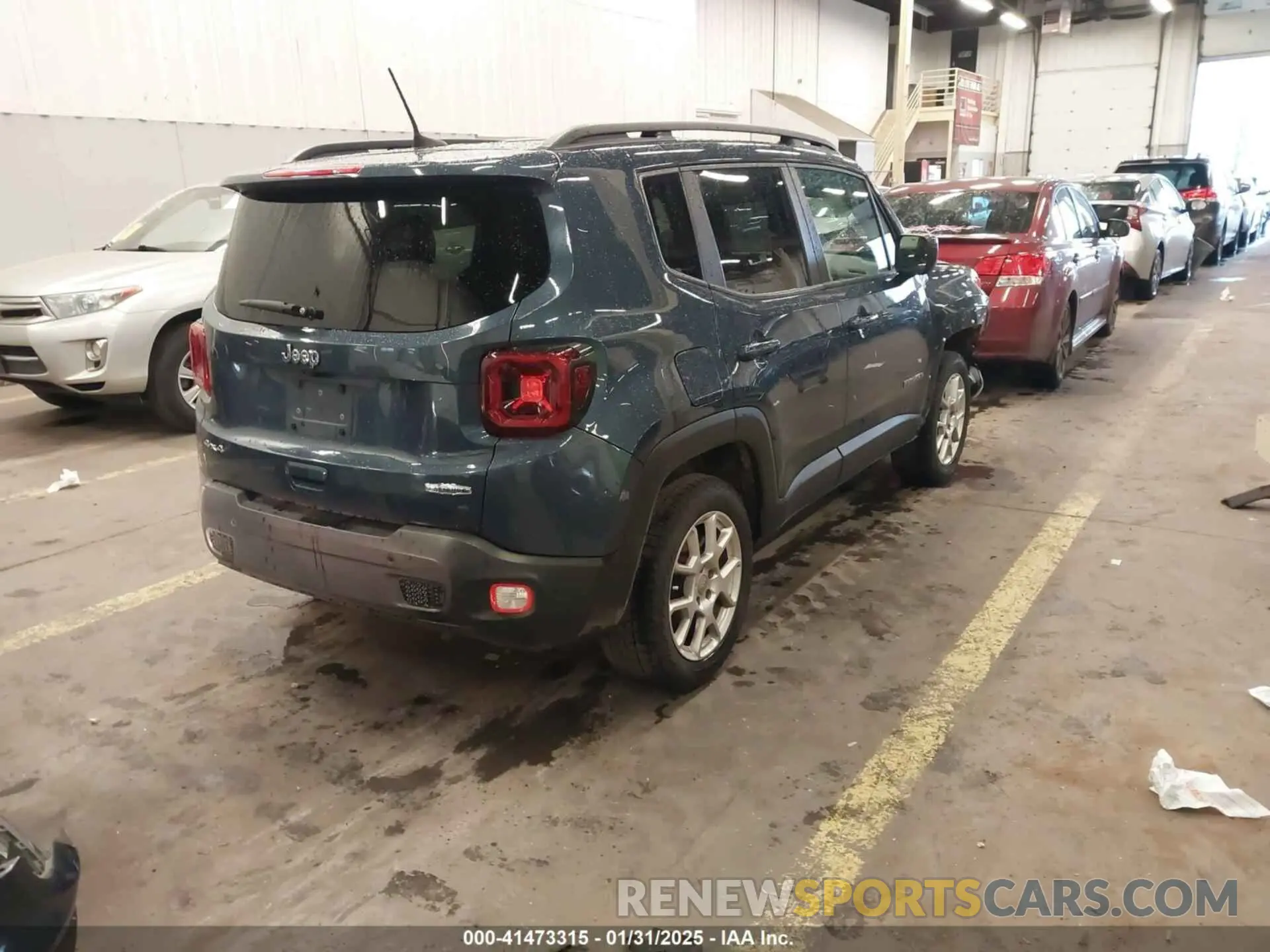 4 Photograph of a damaged car ZACNJDB15MPM41197 JEEP RENEGADE 2021