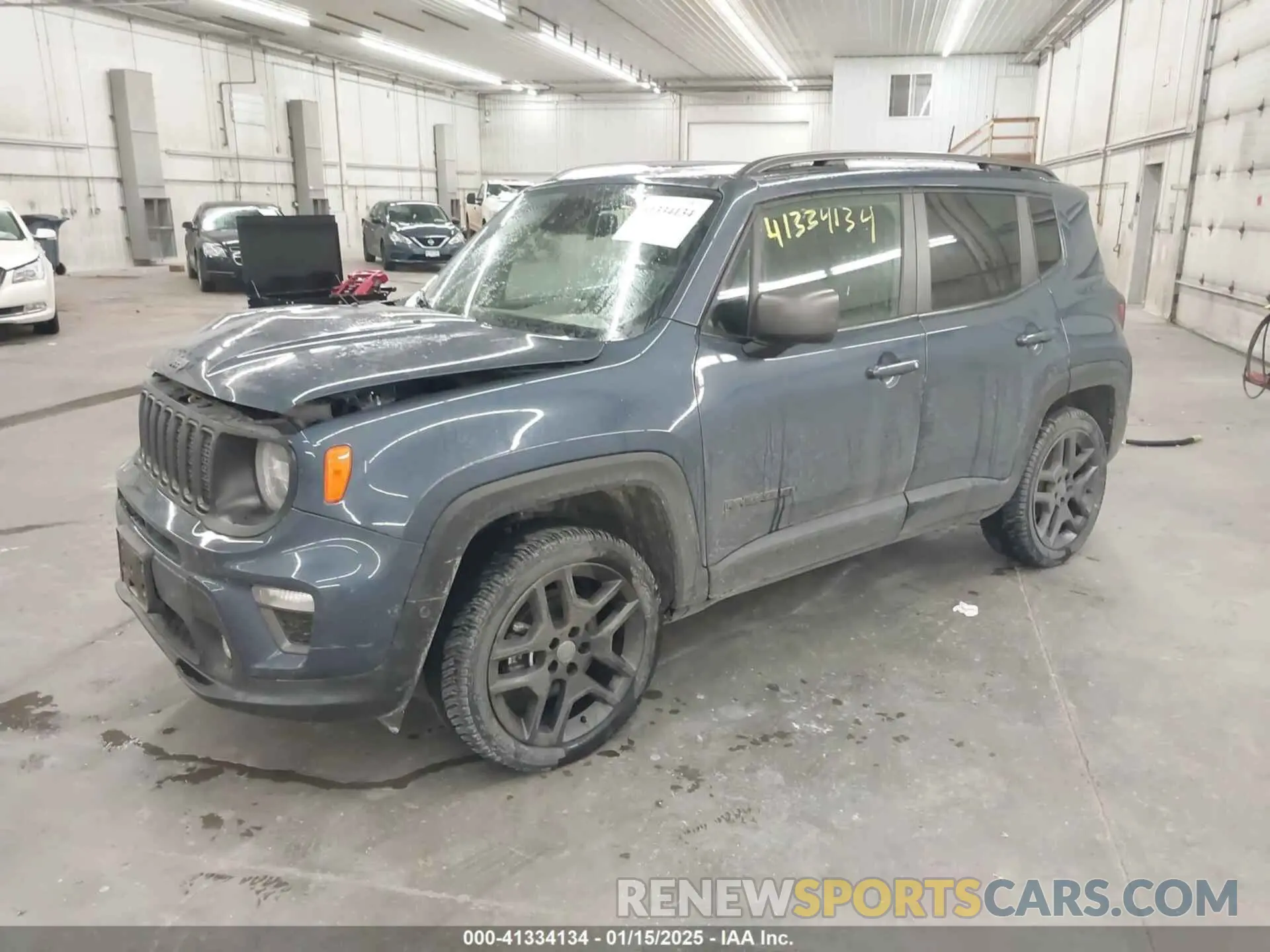 2 Photograph of a damaged car ZACNJDB15MPM73647 JEEP RENEGADE 2021