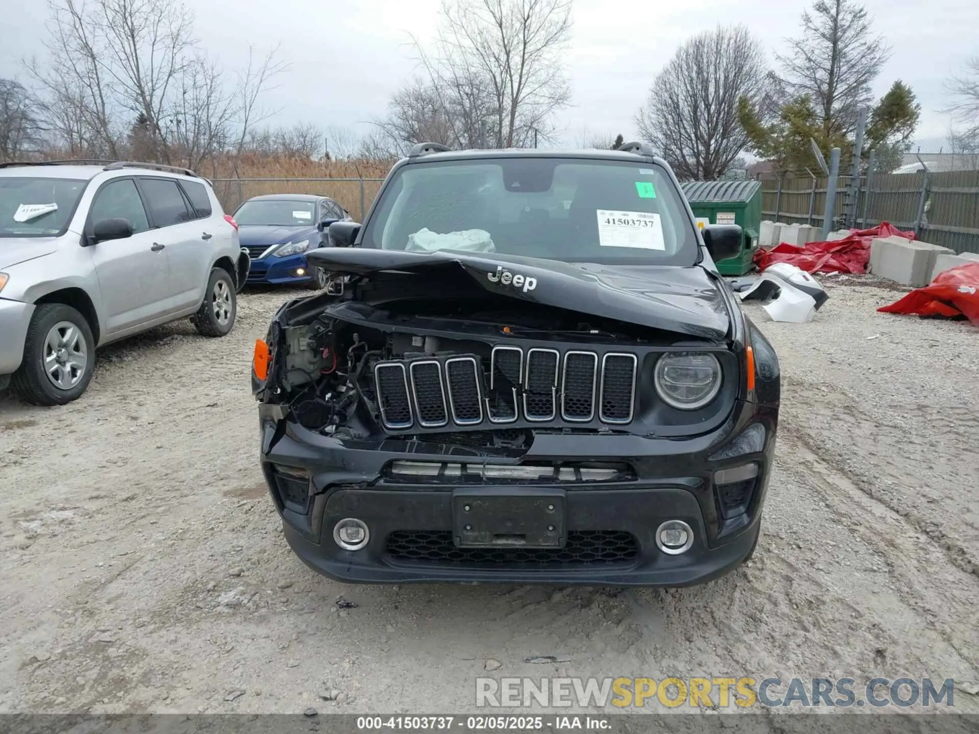 12 Photograph of a damaged car ZACNJDB16MPN32088 JEEP RENEGADE 2021